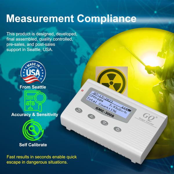 GMC-300S GQ GMC-300S Digital Nuclear Radiation Detector