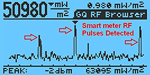 RF Browser, smart meter RF Detected