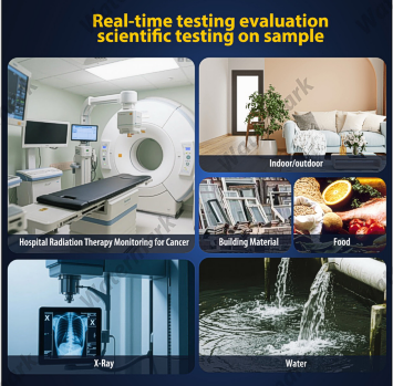 GQ 600 PRO Geiger Counter Nuclear Radiation Detector – Dosimeter for Alpha, Beta, Gamma, X-Ray – Portable Radiation Monitor with Real-Time Data, Global Data Sharing, LCD Display & USB