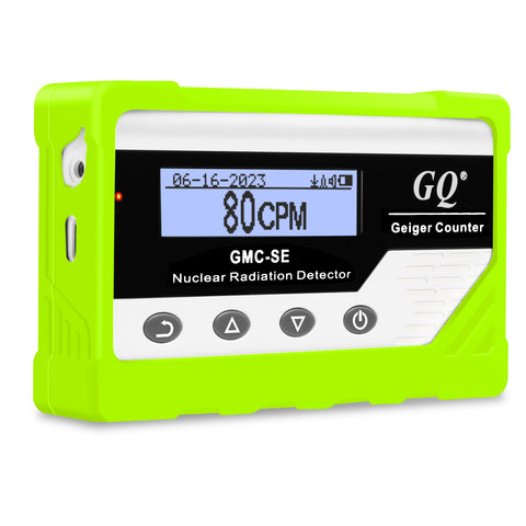 GMC-SE Geiger Counter Radiation Detector with Green Silicone Case